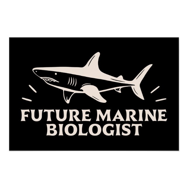 Póster Biólogo marino futuro (Anverso)