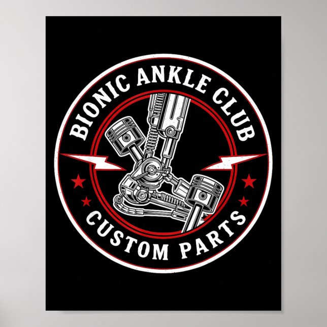 Póster Bionic Ankle Replacement Recovery Bionic Ankle Sur (Frente)