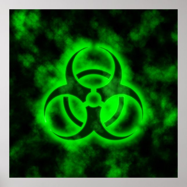Póster Bioriesgo verde (Frente)
