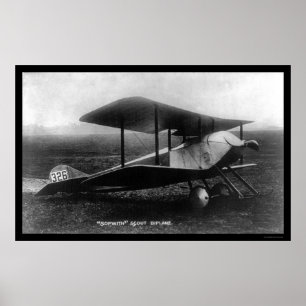 Póster Biplano 1919 del explorador de Thomas Sopwith