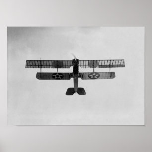 Póster Biplano marino que realiza un bucle - WW1 - 1918