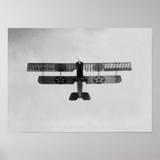Póster Biplano marino que realiza un bucle - WW1 - 1918