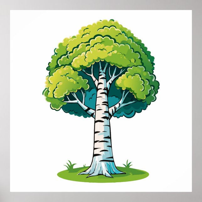 Póster Birch tree (Frente)