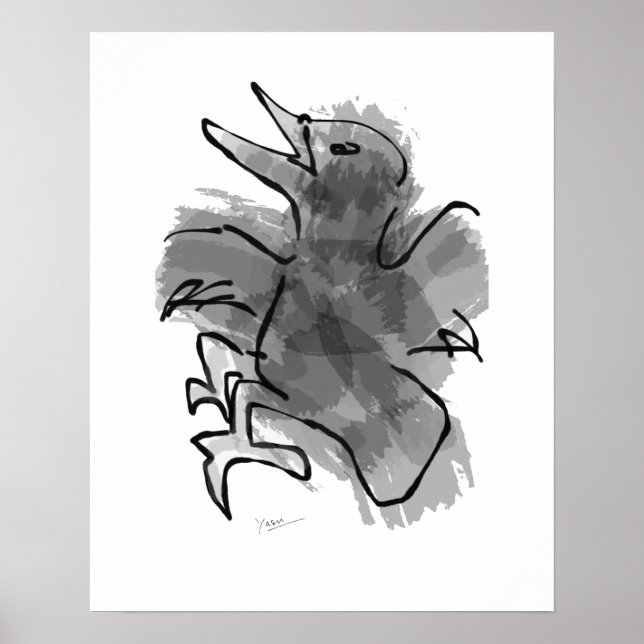 Póster bird of hope_crow4 (Frente)