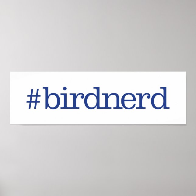 Póster #birdnerd (Frente)