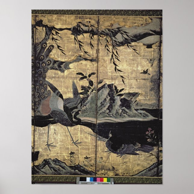 Póster Birds and Flowers of the Four Seasons (Frente)