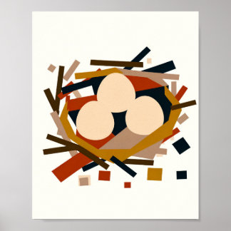 Póster Bird'S Nest - Wildlife Art