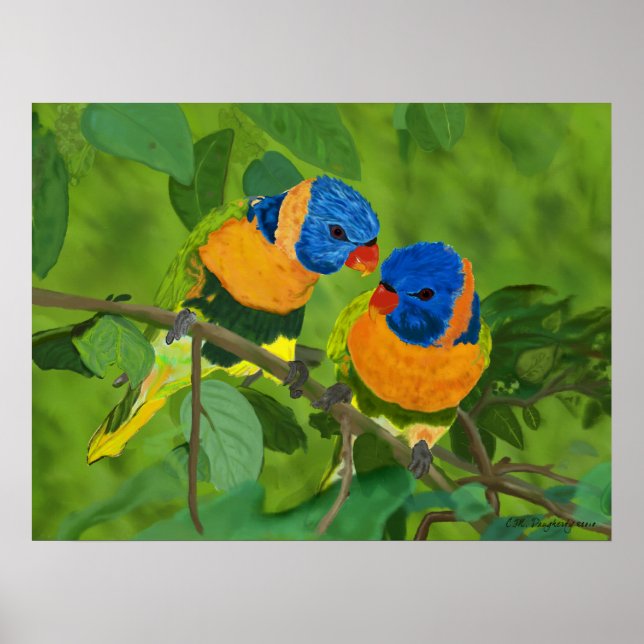 Póster Birds Of Paradise (Frente)