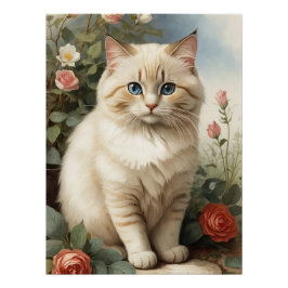 Póster Birman Cat