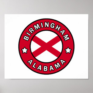 Póster Birmingham Alabama
