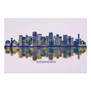 Póster Birmingham Alabama