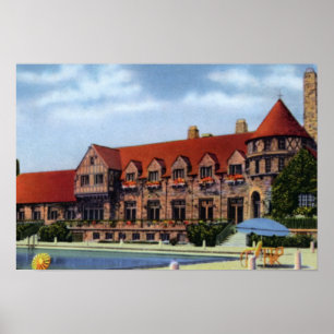 Póster Birmingham Alabama Country Club