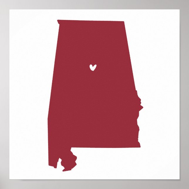 Póster Birmingham, Alabama Love (Frente)