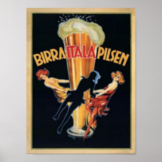 Póster Birra Itala Pilsen