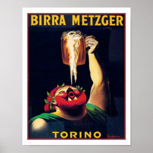 Póster Birra Metzger Torino