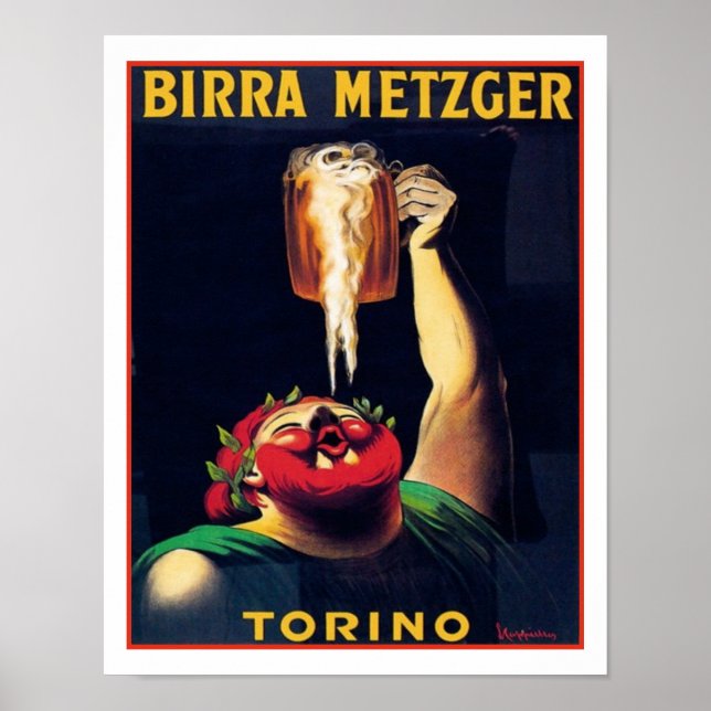 Póster Birra Metzger Torino (Frente)
