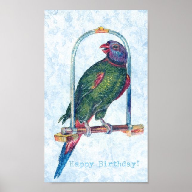 Póster Birthday Parrot (Frente)