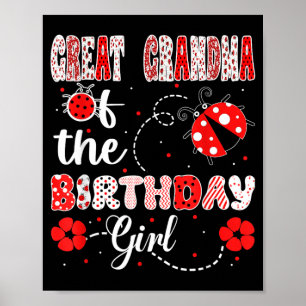 Póster Bisabuela de la Cumpleañera - Familia