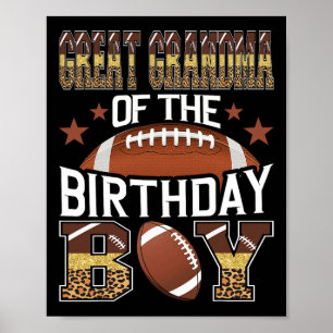 Póster Bisabuela del cumpleañero futbolista