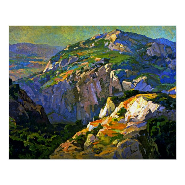 Póster Bischoff - Canyon Green, arte fino, (Anverso)