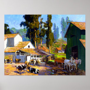 Póster Bischoff - El lechero