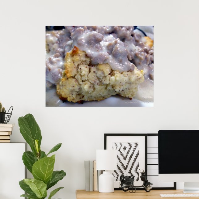 Póster Biscuits & gravy (Oficina en casa)