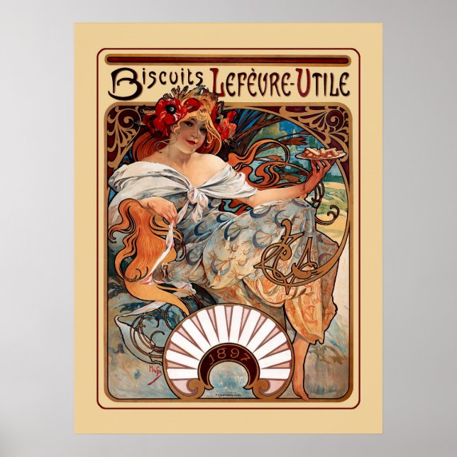 Póster Biscuits Leféure-Utile (Frente)