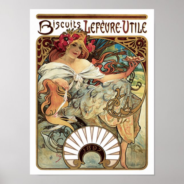 Póster Biscuits Lefevre-Utile (Frente)
