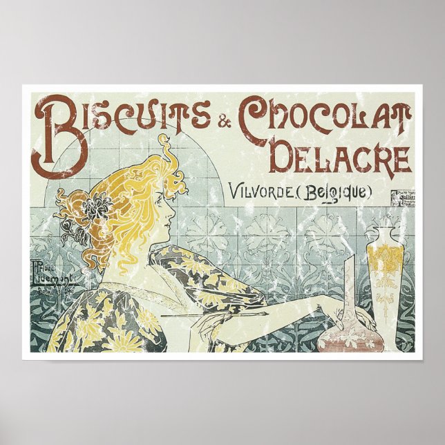 Póster Biscuits y depravación de chocolate - angustiados (Frente)