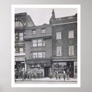 Póster Bishopsgate, de 'Históricos edificios londinenses'