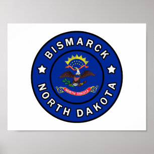 Póster Bismarck Dakota del Norte