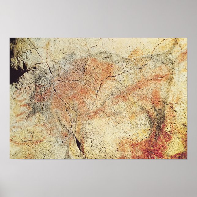 Póster Bison, de las cuevas de Altamira, c.15000 a.C. (Frente)