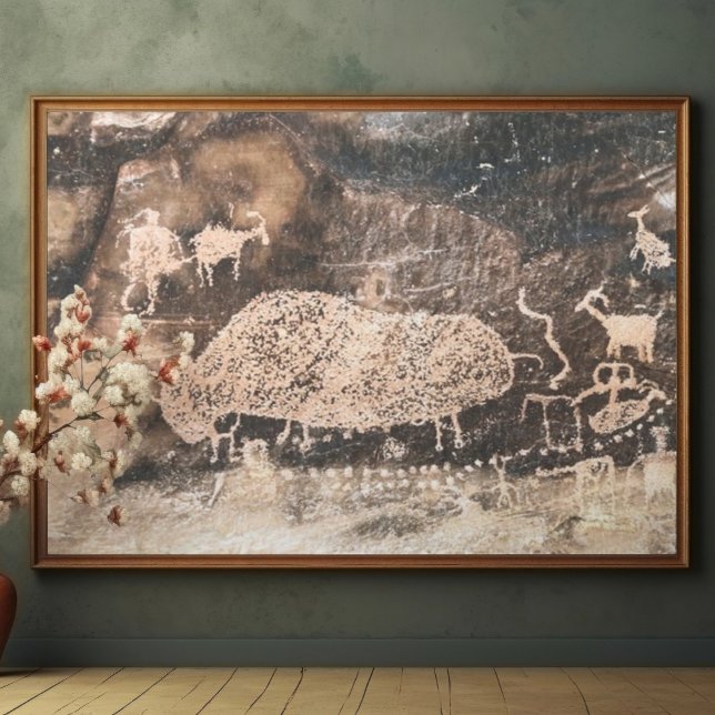 Póster Bison Pictograph, Cañón De 9 Millas, Utah (Subido por el creador)