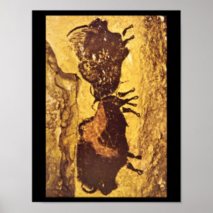 Póster Bisones, Lascaux, Dordogne_Art de la antigüedad