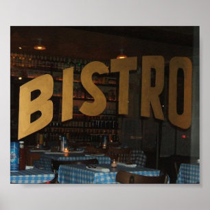 Póster Bistro