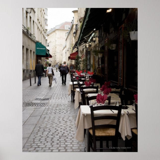 Póster Bistro de París 2 (Frente)