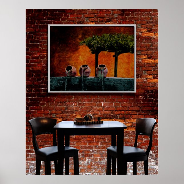 Póster Bistro Europeo (Frente)