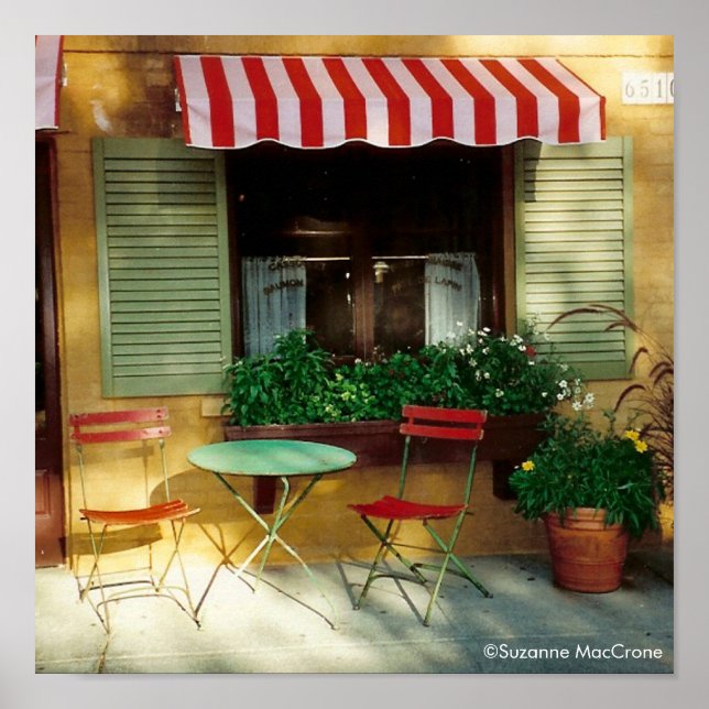 Póster Bistro - Imprimir lienzo (Frente)