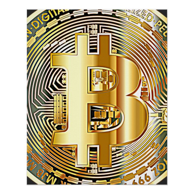 Póster Bitcoin (Anverso)