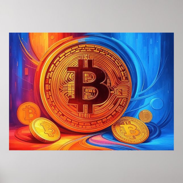 Póster Bitcoin (Frente)