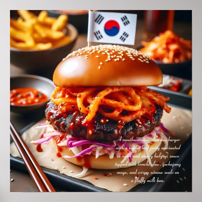 Póster Bites de Busan: Bliss de Bulgogi (Frente)