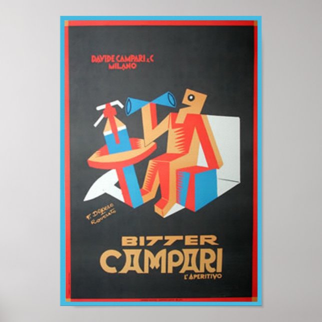 Póster Bitter Campari (Frente)