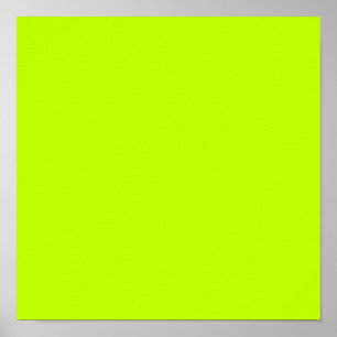 Póster Bitter lime (solid color)