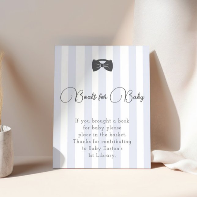 Póster Bitty Bow Oh Boy Baby Shower Books para el Rótulo  (Subido por el creador)