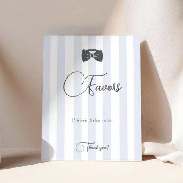 Póster Bitty Bow Oh Boy Baby Shower Favor (Subido por el creador)
