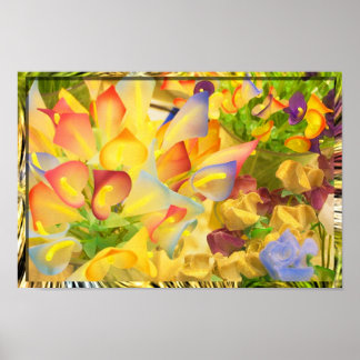 Póster Bizarre Flower