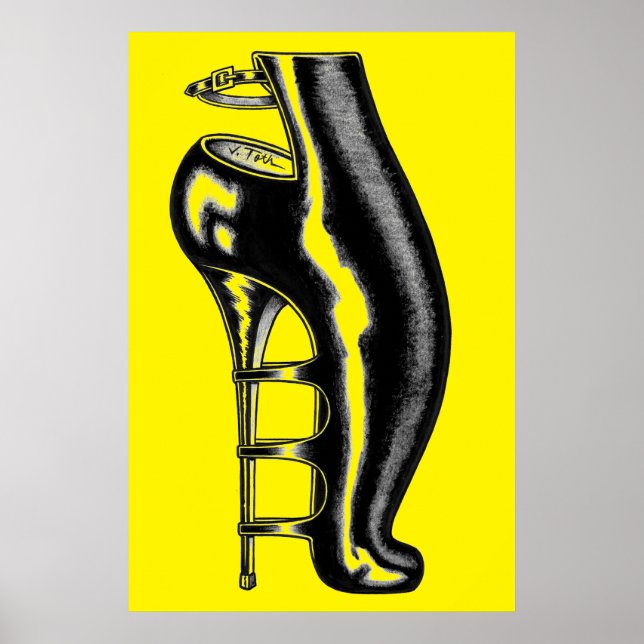 Póster Bizarre Rubber Boot (Frente)