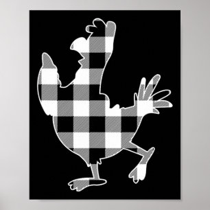 Póster Black &amp de pollo; Búfalo blanco Merry Chris