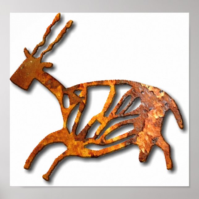 Póster Black Buck - óxido (Frente)