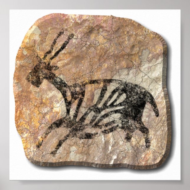 Póster Black Buck - piedra (Frente)